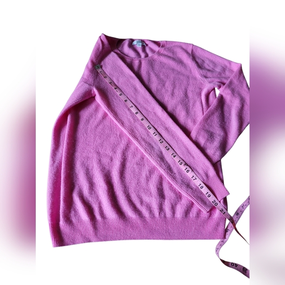 Pre-owned CLOSED Women's 100% Cashmere Crew Neck Pink Sweater - Picture 6 of 8